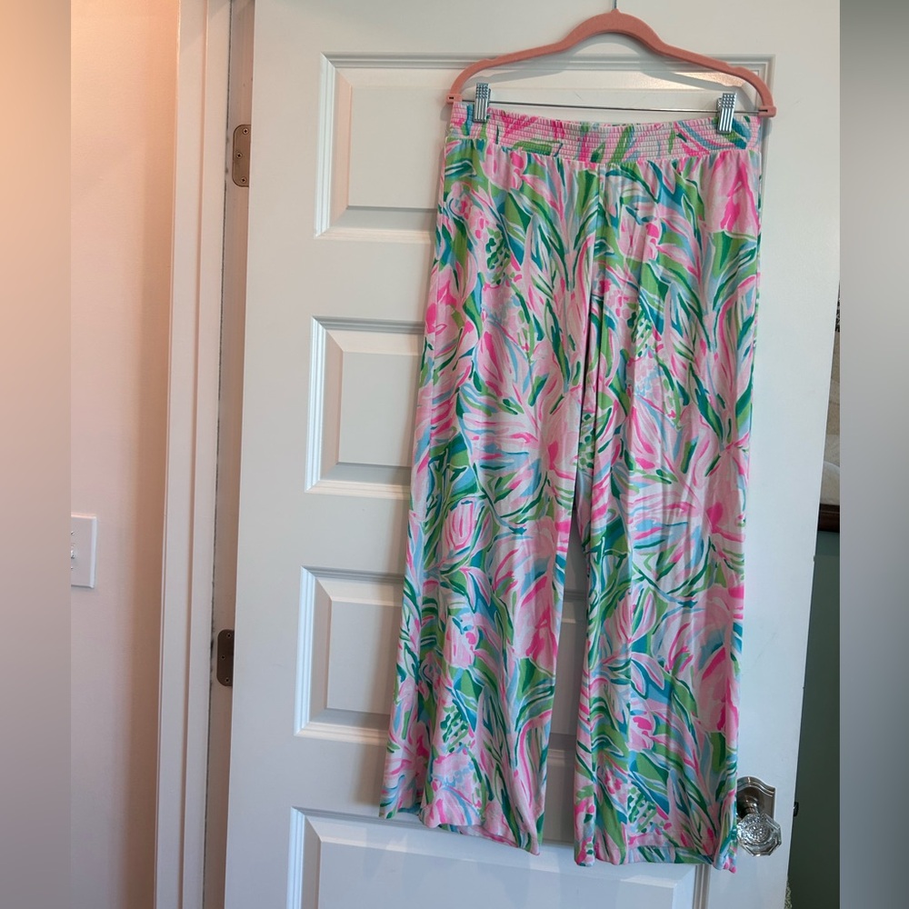 Lilly Pulitzer Lorena Wide Leg pant Large